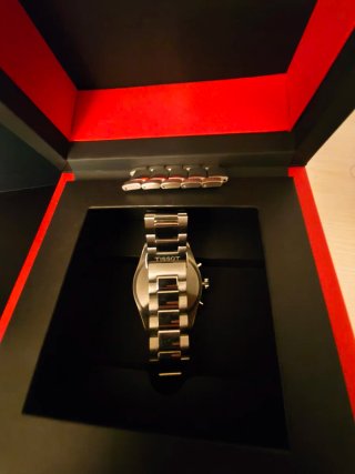 Tissot crono T150.417.11.091.00 quadrante verde