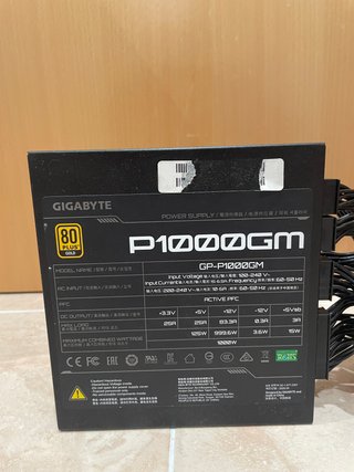 Fuente Alimentación Gigabyte 1000W 80+ Gold
