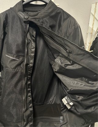 Chaqueta Moto Talla M Negra