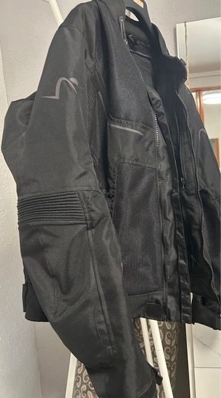 Chaqueta Moto Talla M Negra