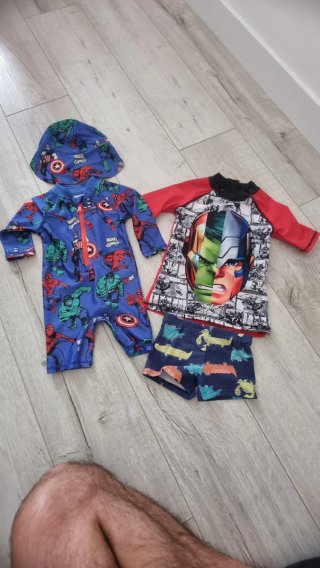 Lote bañadores niño Marvel talla5/6 110/116 cm