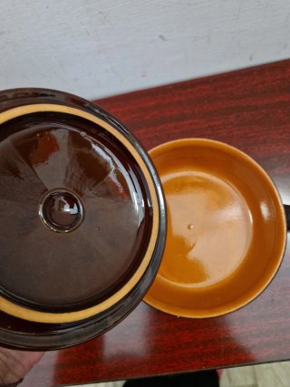Piccola Casseruola in Terracotta Marrone