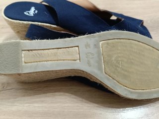 Zapatos Castañer Talla 40 Azul y Rojo