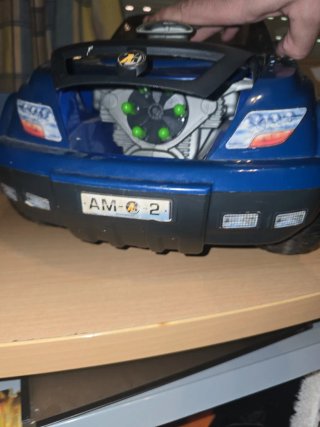 Coche Action Man Azul Todoterreno