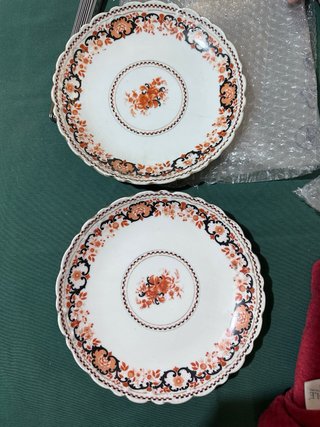 Piatto da dessert 22cm decoro Imari a mano+1 omagg