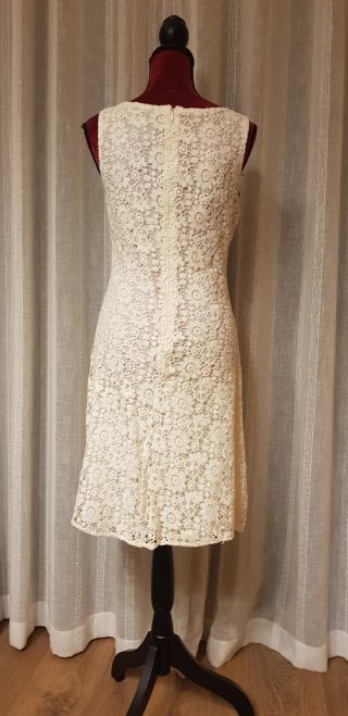 Vestido Ralph Lauren Beige Encaje