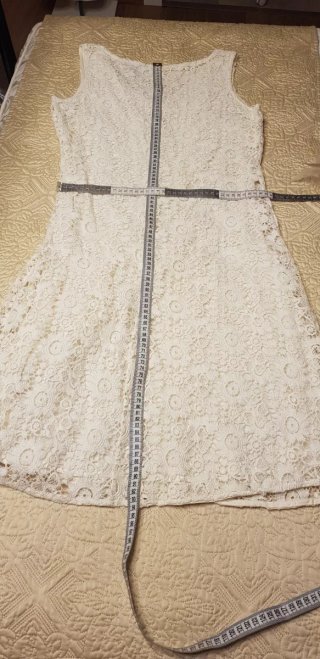 Vestido Ralph Lauren Beige Encaje
