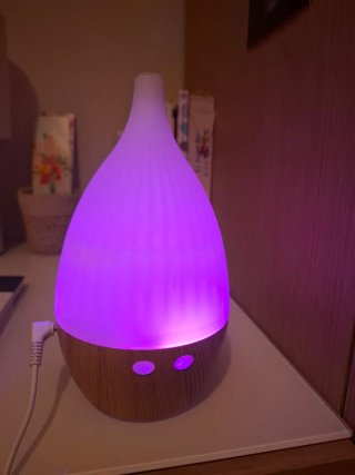 Humidificador Natura Blanco y Marrón