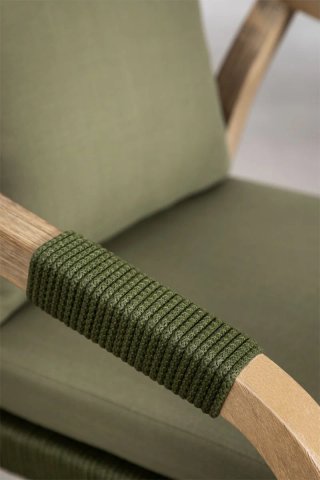 Pack 2 Sillas Comedor Reposabrazos Madera Acacia