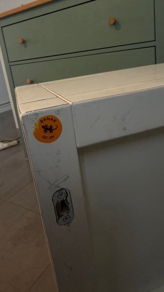 Recibidor colgante Banak blanco 4 cubos