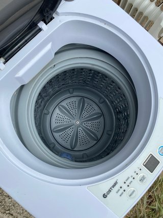 Lavadora Portátil Costway Blanca