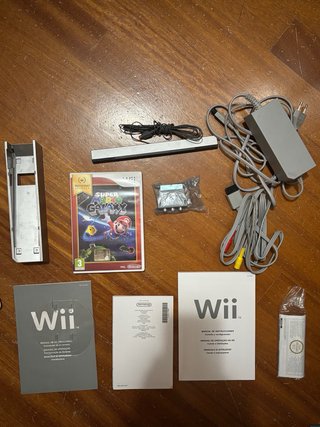 Nintendo Wii Bianca + Super Mario Galaxy