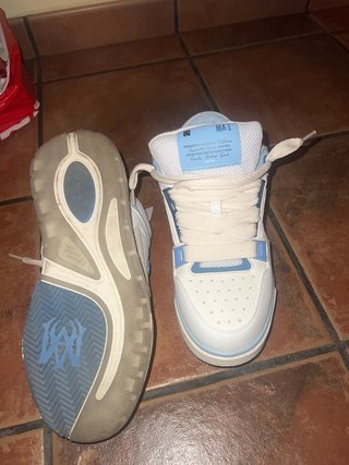 Zapatillas Amiri blancas y azules
