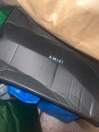 Zapatillas Amiri blancas y azules