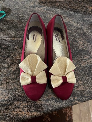 Traje de Fallera Beige y Rojo