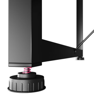 Juego de comedor industrial de 3 piezas, mesa y 2 sillas madera oscura