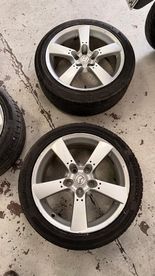 Llantas Mazda RX8 con neumáticos