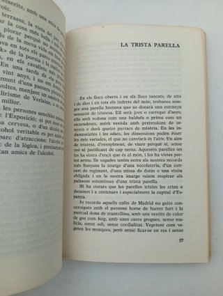 Libro antiguo Copa Cafè  Puro J M Sagarra 1 edició