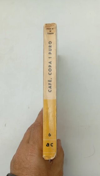 Libro antiguo Copa Cafè  Puro J M Sagarra 1 edició