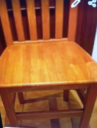 Sillas de madera