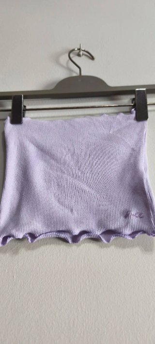 Top o bando lila Pull&Bear Talla Única