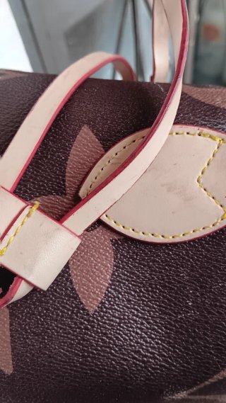Borsa Louis Vuitton monogram marrone e beige