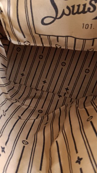 Borsa Louis Vuitton monogram marrone e beige