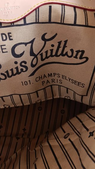Borsa Louis Vuitton monogram marrone e beige