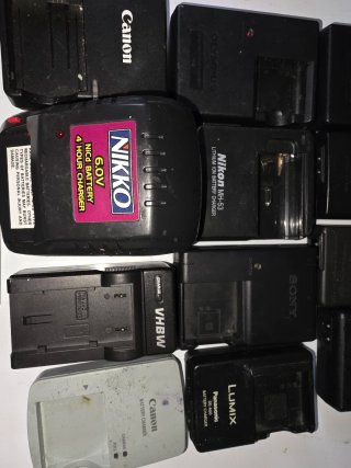 Caricabatterie per fotocamere