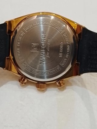 Orologio Naviforce Cronografo Oro Nero