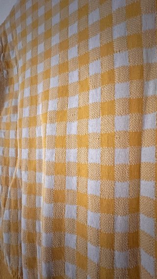 Camiseta Sfera cuadros amarillos talla S