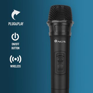 - NGS micrófono inalámbrico vocal dinámico
