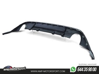 DIFUSOR TRASERO VOLKSWAGEN GOLF 7 GTI 2013-2017 NEGRO BRILLO