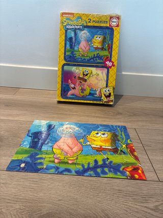 Puzzle Bob Spongebob 2 Puzzle 48 Pezzi