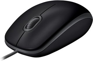 Logitech ratón usb silencioso cómodo ambidiestro