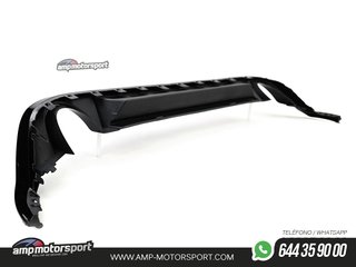 DIFUSOR TRASERO VOLKSWAGEN GOLF 7 GTI 2017-2021 NEGRO BRILLO
