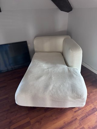 Tumbona chaise longue blanca