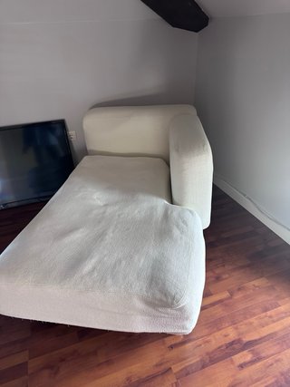 Tumbona chaise longue blanca