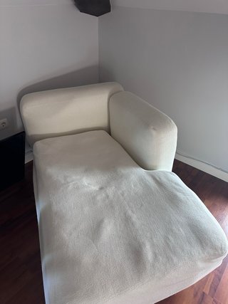 Tumbona chaise longue blanca