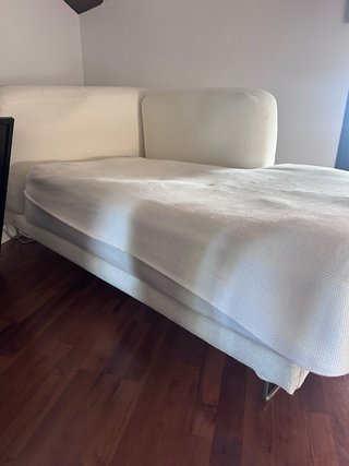 Tumbona chaise longue blanca