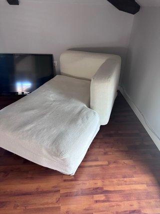 Tumbona chaise longue blanca