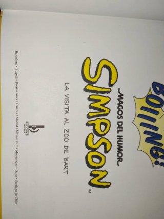 Lote 2 Libros Cómics Los Simpson - Magos del Humor