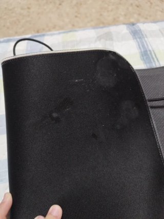 Alfombrilla ratón gaming XL negra con luces led
