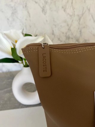 Bolso mujer Lacoste Marrón claro Tote