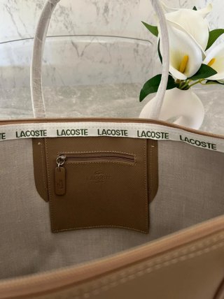 Bolso mujer Lacoste Marrón claro Tote