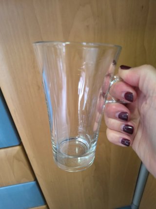 Juego de 4 Tazas de Café de Cristal