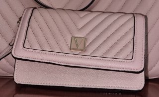 Borsa Victoria's Secret rosa con portafoglio