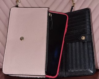 Borsa Victoria's Secret rosa con portafoglio