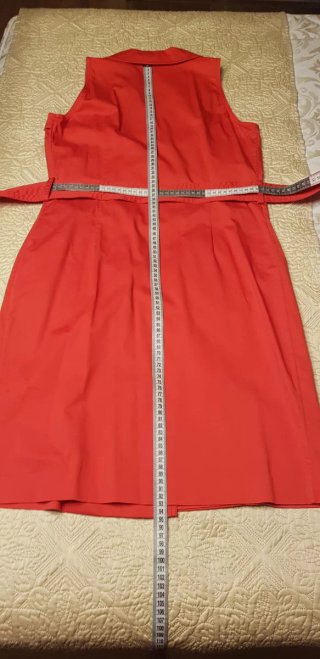 Vestido Roberto Verino Talla 40 Rojo