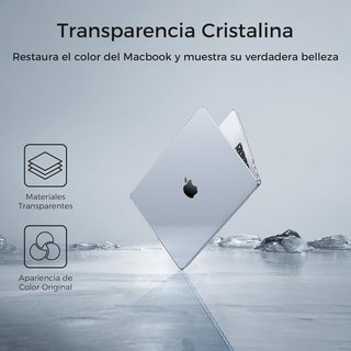 Funda rígida transparente para MacBook Air